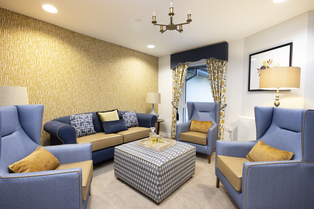 Living Room at boclair care home