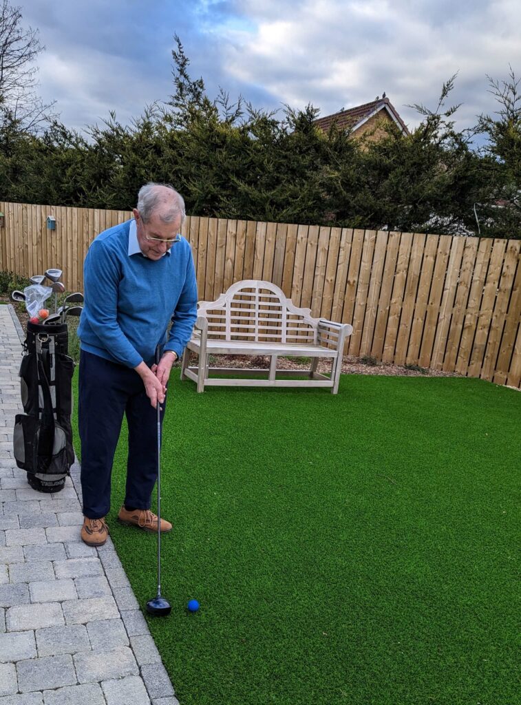 Resident Playing Golf