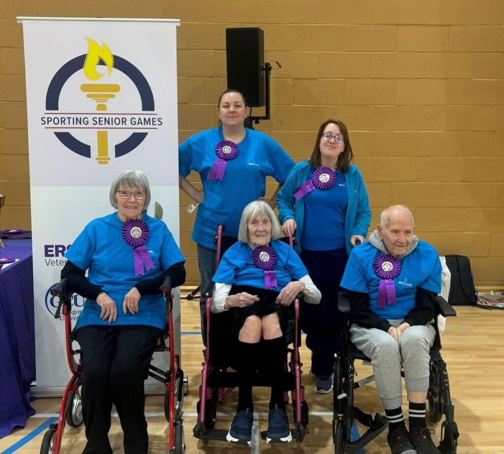 Boclair Care Home at the Sporting Senior Games 2024